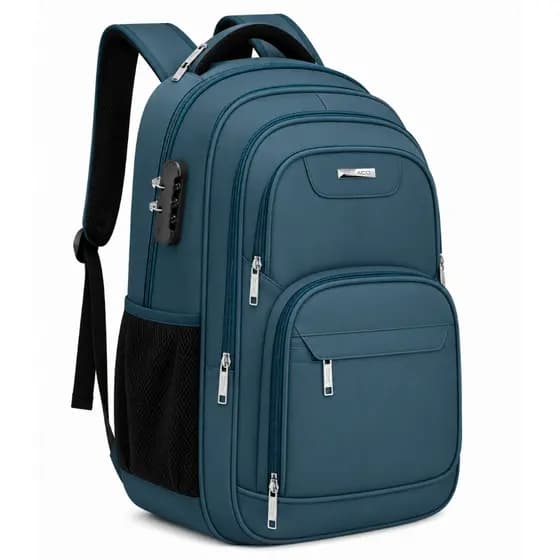 Mochila Notebook Masculina Reforçada Impermeável 15.6 30l Cadeado Ati-furto USB