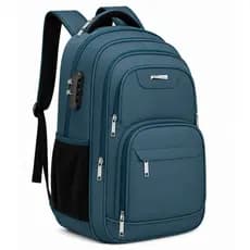 Mochila Notebook Masculina Reforçada Impermeável 15.6 30l Cadeado Ati-furto USB