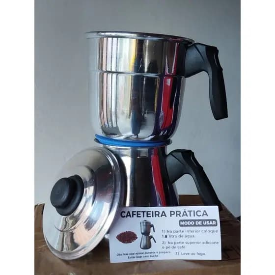 Cafeteira Tradicional Polida, 1L