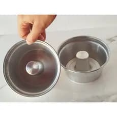 Kit 2 Formas Redondas de Alumínio 12cm | Mini Forma Resistente