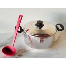 Panela Caçarola Polida N°20 com Tampa + Concha para Feijão