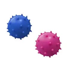 Bolinha Maciça 60mm Col. Mamona Bola Brinquedo Borracha Mordedor Resistente Furacão Pet