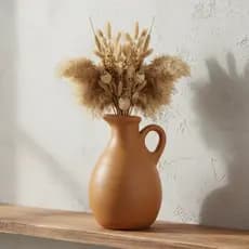Vaso Decorativo Jarro Boho Em Ceramica Enfeite Sala Mart