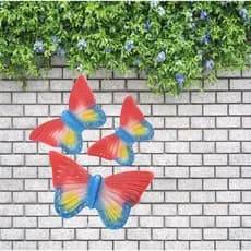 3 Borboletas De Parede Para Decorar O Jardim E A Casa