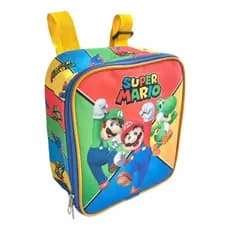 Lancheira Térmica Escolar Infantil Super Mario Bros Luigi F5 Sem Potinhos
