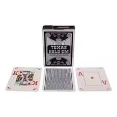 Baralho Plastico Copag Texas Holdem Poker Naipe Grande Preto
