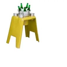 Mesa Plástico Serve Bebidas Prático Cooler Cerveja Praia Piscina
