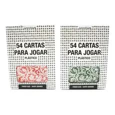 2 Baralho Copag 54 Cartas Poker Truco Naipe Grande Plástico