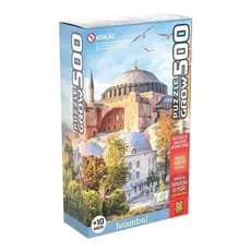 Jogo Quebra Cabeça Turquia Cidade Istambul Puzzle 500pç Grow