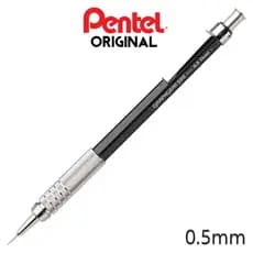 Lapiseira Pentel 0.5 Mm Técnica Graphgear 500 Grip Metal