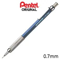 Lapiseira Pentel 0.7 Mm Técnica Graphgear 500 Grip Metal