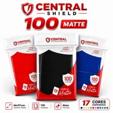 Sleeve Central Shield Matte Standard 100 un - Magic Pokémon Photocard Kpop TCG - Protetor de Cartas