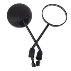 Retrovisor Redondo Safe Scooter Triciclo Bicicleta Elétrica Universal 8mm Par