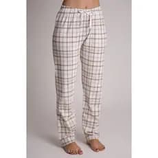 Smara Modas Calça Casual Dormir Pijama Xadrez Malha Inverno Viscolycra P ao G1