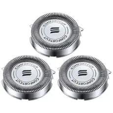 3 Lâminas Barbeador Aquatouch Sh30 S1030 S5008 S5010 S5011