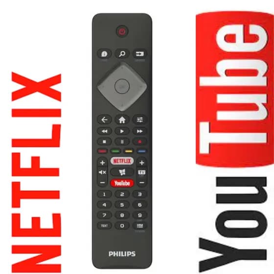 Controle Compatível Philips Smart Tv Led 4k Netflix Youtube SKY-9084