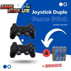 Kit com 2 Controles de reposição para Game Stick com Adaptador USB pode ser usado com TV Box e PC
