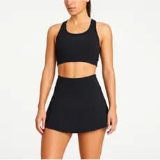 CONJUNTO KIT SHORT SAIA + TOP FITNESS CONJUNTINHO DE ACADEMIA