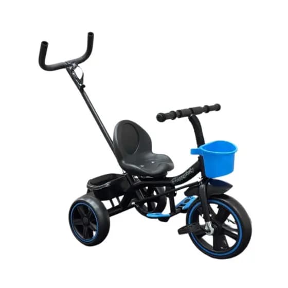 Triciclo Velotrol Infântil 30kg Passeio Criança Cesto Empurrador Menino Menina
