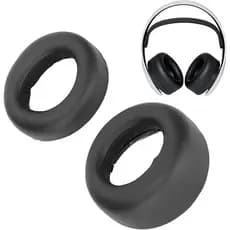 Par De Almofadas Espumas Compatíveis Com  Headset Fone de Ouvido Sem Fio Pulse 3D Sony PS5