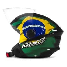 Capacete Aberto Patriota New Three Elite Pro Tork Brasil