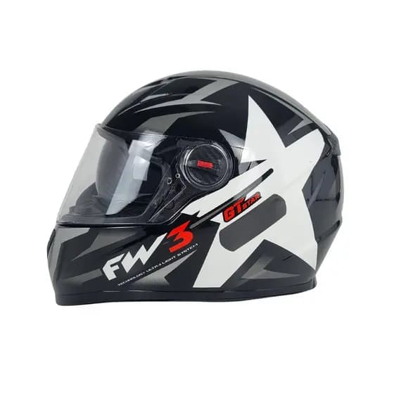 Capacete Fechado Fw3 Gtx Star Masculino Feminino Com Oculos