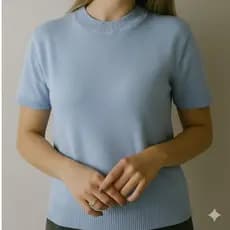 BLUSA BÁSICA MODAL GOLA CARECA PLUS SIZE TRICOT MALHA VERAO ESTILO MODA