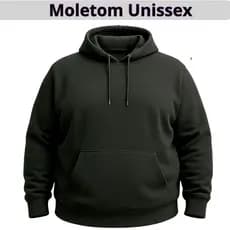 Moletom Plus Size Blusa Unissex Quente Flanelado Bolso Capuz P ao G4