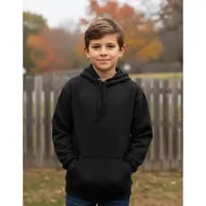 Moletom Liso Blusa Agasalho Infantil Juvenil Criança Bebe Canguru Touca Bolso Quente Inverno Menino Menina 2 ao 14