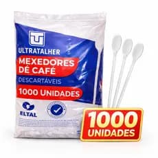 Mexedor de Café Tansparente Para topper De Doces e Topo de Bolo e Tag 500 / 1000 Unidades