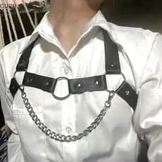 cu Masculino Divertido Sexo Peito Cinto De Couro Hipster Cinta De Masculina Arnês Acessórios De Roupas br