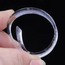 cu 10CM Plástico Relógio De Pulso Display Ra Titular Venda Mostrar Caso Suporte Ferramenta Claro Jóias Paaging Altura To