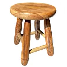 Banquinho Madeira Maciça Banqueta Pequena Tamborete 29cm Alt banco Cozinha Decoração tapete moveis