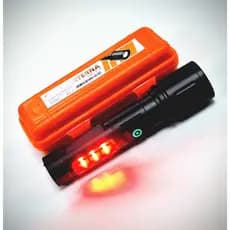 Mini Lanterna Tática Com Zoom Recarregável Led Duplo Frontal e Lateral