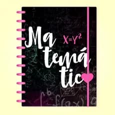 Caderno de Disco Capa Dura Infinito Sistema Inteligente Amor Infinito Cadernos Profissão - Matemática 01