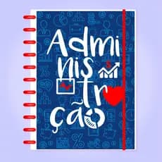 Caderno de Disco Capa Dura Infinito Sistema Inteligente Amor Infinito Cadernos Profissão - Administração 02