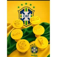 kit carimbo personalizado de doces da copa/ Carimbo brigadeiro tema copa