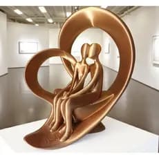 Estátua Minimalista decoração família / Amor/Uniao/ Vaso Família