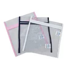 Kit 5 6 7 8 10  Saquinhos Maternidade Multiuso Transparente Organizador Enxoval Com Zíper Impermeável Bebê Menino Menina