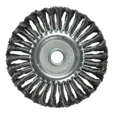 Escova Aço Carbono Circular Fio Torcido 4 100 Mm Furo 22,2Mm