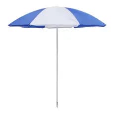 Guarda Sol Praia 1,80m Nylon Azul Importway Proteção Spf 70 Azul Listras