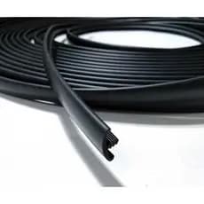 Perfil T 2 abas POPMOV Pvc Borracha 16,5mm Mdf 15mm Fliperama 10mts (rolo com 10 metros)