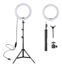 Ring Light 31cms Rl 240 Led Bicolor 12´ + Tripé 2 Metros