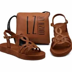 Sandália Feminina Chinelo Papete Rasteira Injetada Cofortavel Dia a Dia com Bolsa