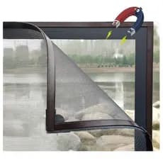 Tela Mosquiteira Magnetica Para Janela Com Imã Anti Mosquitos 180x150 BRANCO