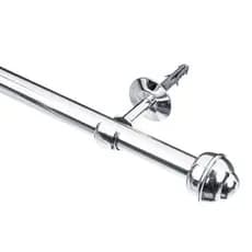 Kit Varão Bastão Para Cortinas 3,30 Metros 28mm Sala Quarto Cozinha Igreja Cores Variadas