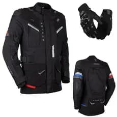 Jaqueta Texx Impermeável Motociclista Nômade Masculina Preta