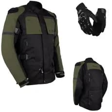 Jaqueta Motoqueiro Impermeável Texx Armor Masculina Verde