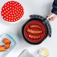 Tapete Fryer Anti-Aderente De Silicone Para Air Fryers/Tapete Almofada De Silicone Para Forrar Airfryer  - Pode ser seu