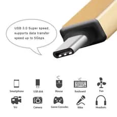 Adaptador USB Tipo C OTG, Conversor para Mac, Samsung, Huawei Companheiro 20, P20, USB-C Conector, 3.0 - Pode ser seu